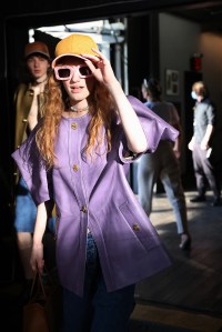 Backstage at Coach RTW Spring 2022
