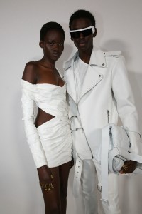 Backstage at Balmain RTW Spring 2022