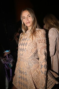 Backstage at Balmain RTW Spring 2022