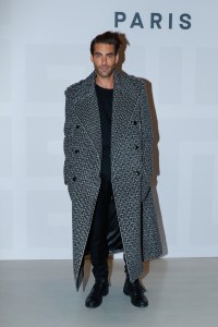 Front row at Balmain RTW Spring 2022