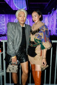Front row at Balmain RTW Spring 2022