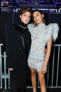 Front row at Balmain RTW Spring 2022