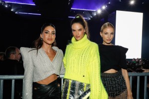 Front row at Balmain RTW Spring 2022