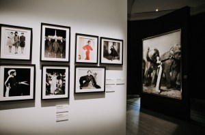 New to the Brooklyn Museum is a gallery devoted to American photographers who captured the image of Dior through the years, including Richard Avedon.