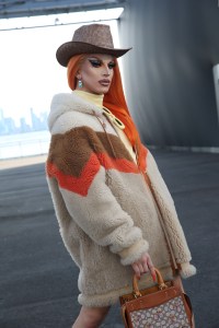 Aquaria in the front row at Coach  RTW Spring 2022