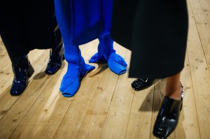 Backstage at Courrèges RTW Spring 2022