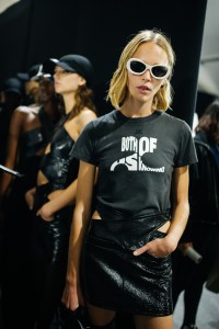 Backstage at Courrèges RTW Spring 2022