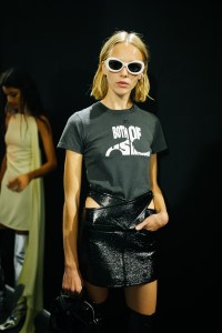 Backstage at Courrèges RTW Spring 2022