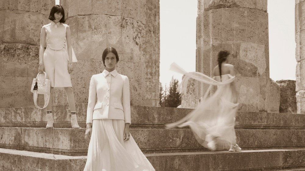 The Dior cruise 2022 campaign.