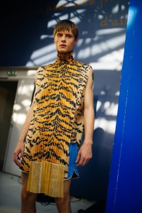 Backstage at Kenneth Ize RTW Spring 2022
