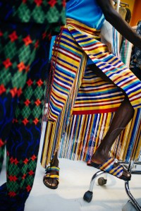 Backstage at Kenneth Ize RTW Spring 2022