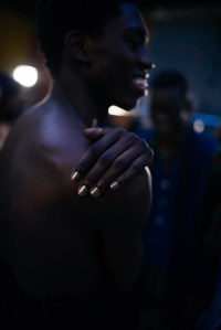 Backstage at Kenneth Ize RTW Spring 2022