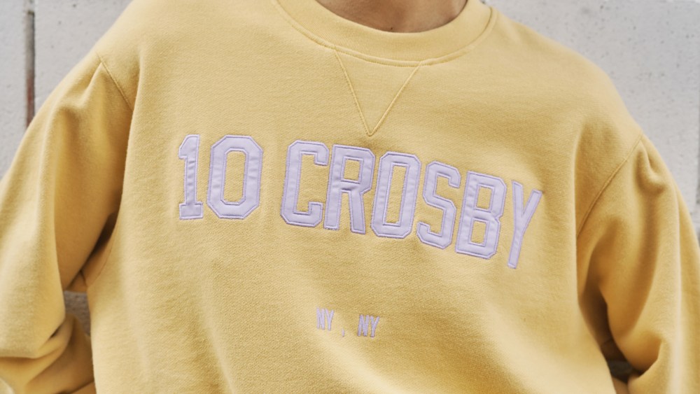 A look from Derek Lamb 10 Crosby's Anniversary Capsule Collection.
