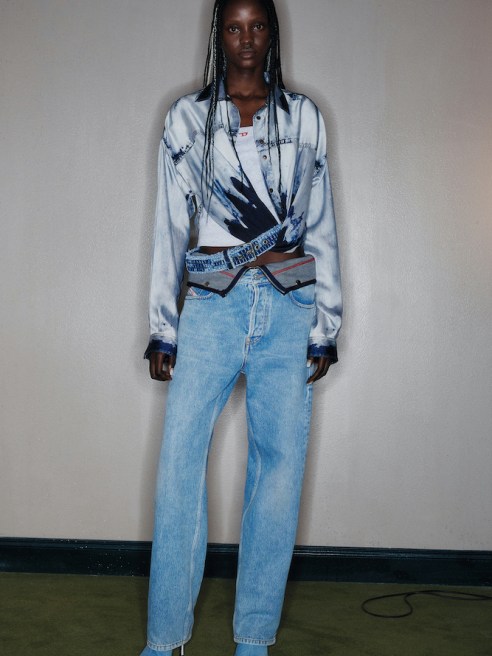 T.A. New York will exclusively offer three Spring/Summer 2022 women’s runway looks designed by Diesel’s Glenn Martens.