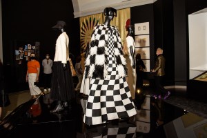 The scene at the Dior exhibit.