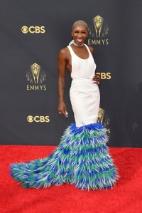 Cynthia Erivo at the 73rd Primetime Emmy Awards held at L.A. Live on September 19, 2021.