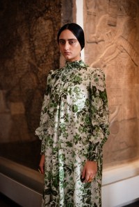 Backstage at Erdem RTW Spring 2022