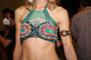 Backstage at Etro RTW Spring 2022