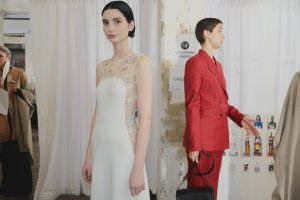 Backstage at Gabriela Hearst RTW Spring 2022