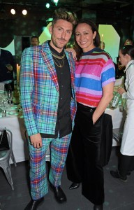 Henry Holland and CEO of the British Fashion Council Caroline Rush
