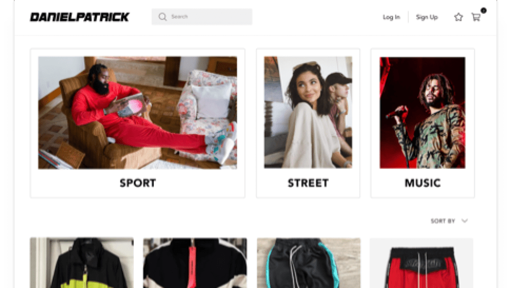 The Daniel Patrick resale marketplace.