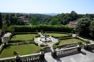 The scene at Il Borro estate.