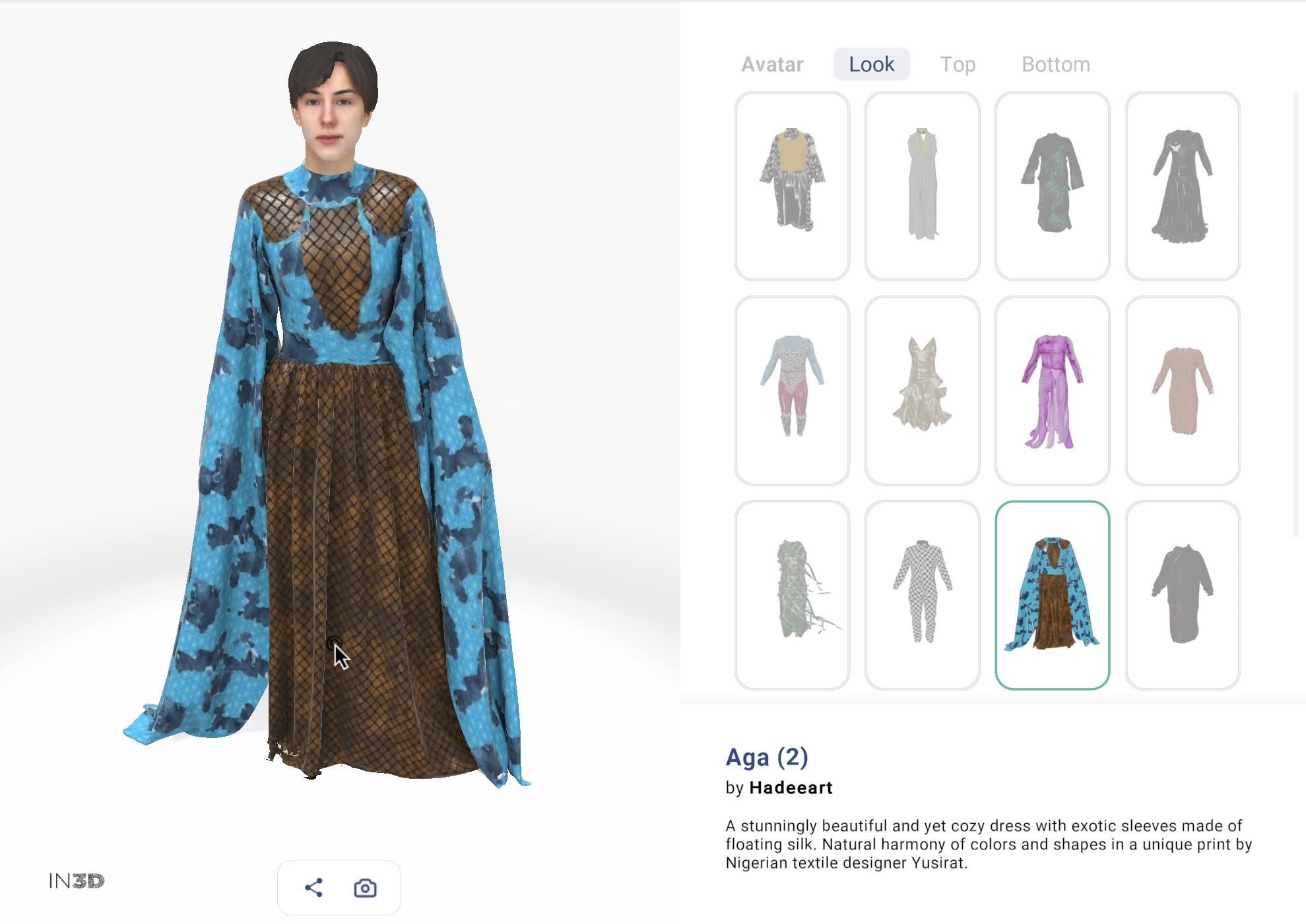 Users of In3D app can already use the avatars they make to enter digital worlds as themselves with extensions to the virtual fashion marketplace Second Life, virtual reality-based social platform VR Chat and the popular video game Grand Theft Auto V.