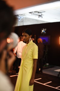 Backstage at Jil Sander RTW Spring 2022