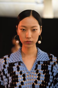 Backstage at Jil Sander RTW Spring 2022