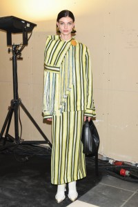 Backstage at Jil Sander RTW Spring 2022