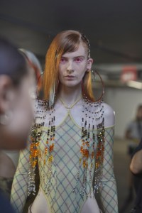 Backstage at KNWLS RTW Spring 2022