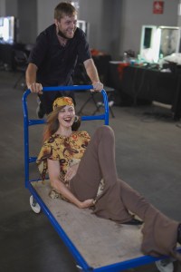 Backstage at KNWLS RTW Spring 2022