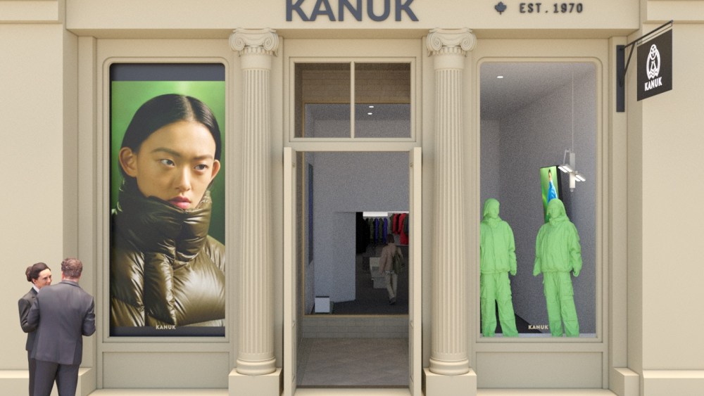 A renderings of Kanuk's new New York store.