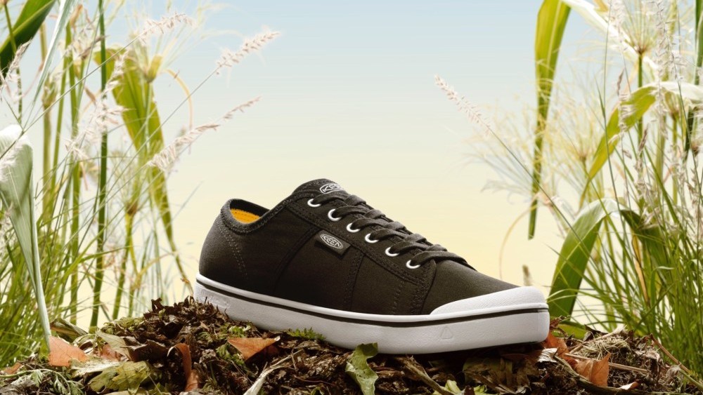 Keen's "Field to Foot" sneakers feature soles that are 51 percent agricultural waste.