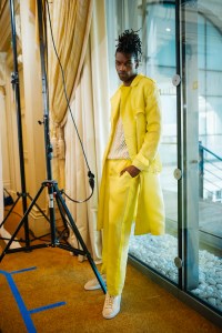 Backstage at Koché RTW Spring 2022