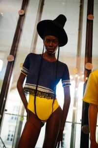 Backstage at Koché RTW Spring 2022