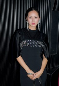 LONDON, ENGLAND - SEPTEMBER 16:  Betty Bachz attends the LFW opening night party at The Windmill on September 16, 2021 in London, England. (Photo by Darren Gerrish/WireImage for BFC)
