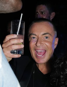 LONDON, ENGLAND - SEPTEMBER 16:  Julien Macdonald attends the LFW opening night party at The Windmill on September 16, 2021 in London, England. (Photo by Darren Gerrish/WireImage for BFC)