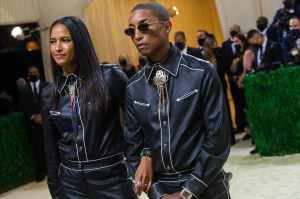 Helen Lasichanh and Pharrell Williams
