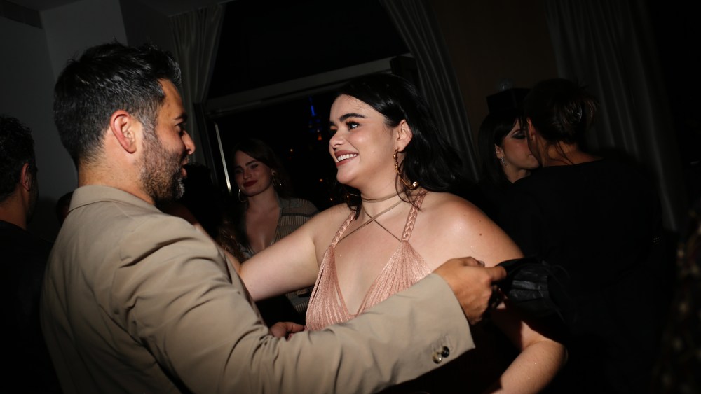 Barbie Ferreira attends the Jonathan Simkhai dinner party at Public in New York on September 11, 2021.
