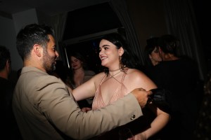 Barbie Ferreira attends the Jonathan Simkhai dinner party at Public in New York on September 11, 2021.