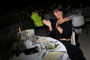 Krysta Rodriguez attends the Jonathan Simkhai dinner party at Public in New York on September 11, 2021.