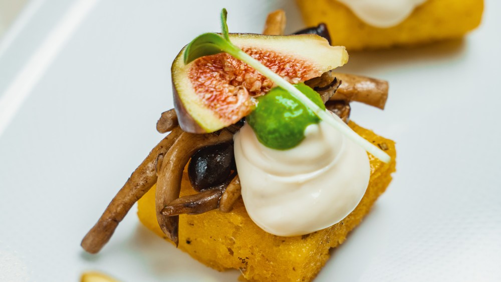 The "L'autunno nel piatto" dish by Linfa.