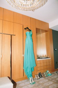 Mj Rodriguez's Versace dress.