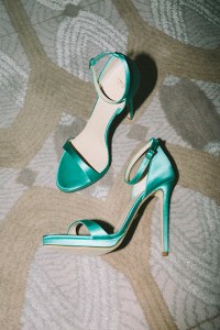 Mj Rodriguez's Versace shoes.