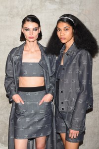 Backstage at Max Mara RTW Spring 2022