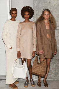 Backstage at Max Mara RTW Spring 2022