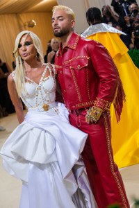 Donatella Versace and Maluma