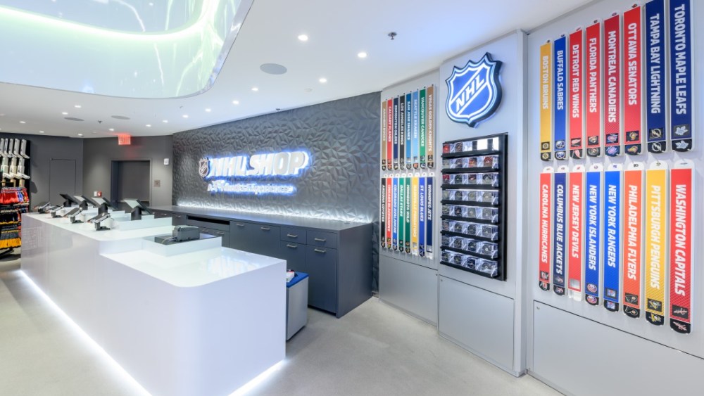 NHL Flagship Store at Manhattan West.