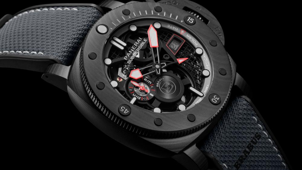 Panerai Submersible S BRABUS Black Ops Edition watch.